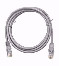 Schrack Patch kabl RJ45, Cat.6a 10Gb, STP. LS0H, sivi, 0.5m