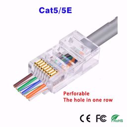 CasView CRJ-P5 Probojni RJ45 “Through Hole” mrezni konektor (CAT5/5E)