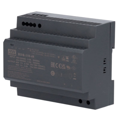 Hikvision DS-KAW150-4N Adapter za napajanje za din sinu 48 VDC, 3.2A, 150W