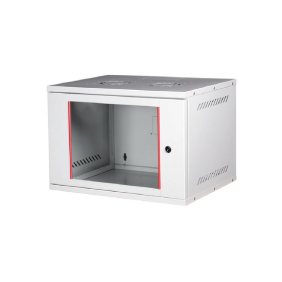 Nazidni ormar 7U dim.540x400mm ,staklena vrata,sivi,50kg FP