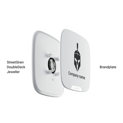 Ajax SS DD BrandPlates Wh/Bl