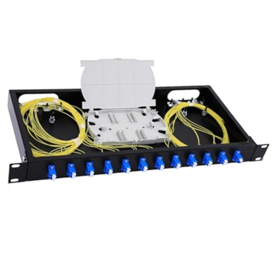 FIBER OPTIC PATCH PANEL sa 12 SC/UPC DUPLEX adaptera i 24 SINGLEMODE pigtaila - PUN