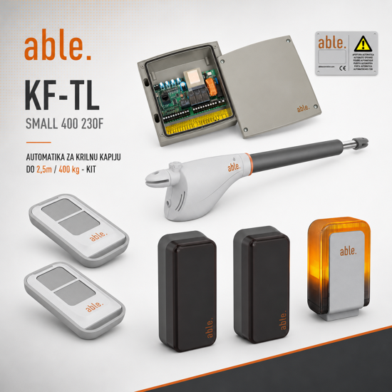 ABLE KF TL SMALL 400 230F Automatika za krilnu kapiju do 2,5m / 400 kg - KIT