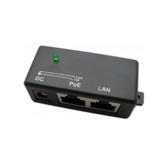 EXTRALINK POE injektor 1 port 1x100Mb/s