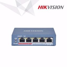 Slika od Hikvision DS-3E0105P-E(B) 5-portni (4+1) megabitni PoE switch