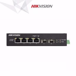 Slika od Hikvision DS-3T0506HP-E/HS 6-portni (4+2) industrijski gigabitni PoE switch