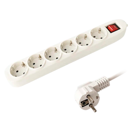 PDU-6P-SWITCH produžni kabl sa 6 mesta